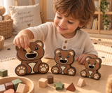 🌿Kit Bichinhos Comilões — Família Urso