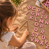 🌿 Traçado das Letras Maiúsculas — Kit A a Z